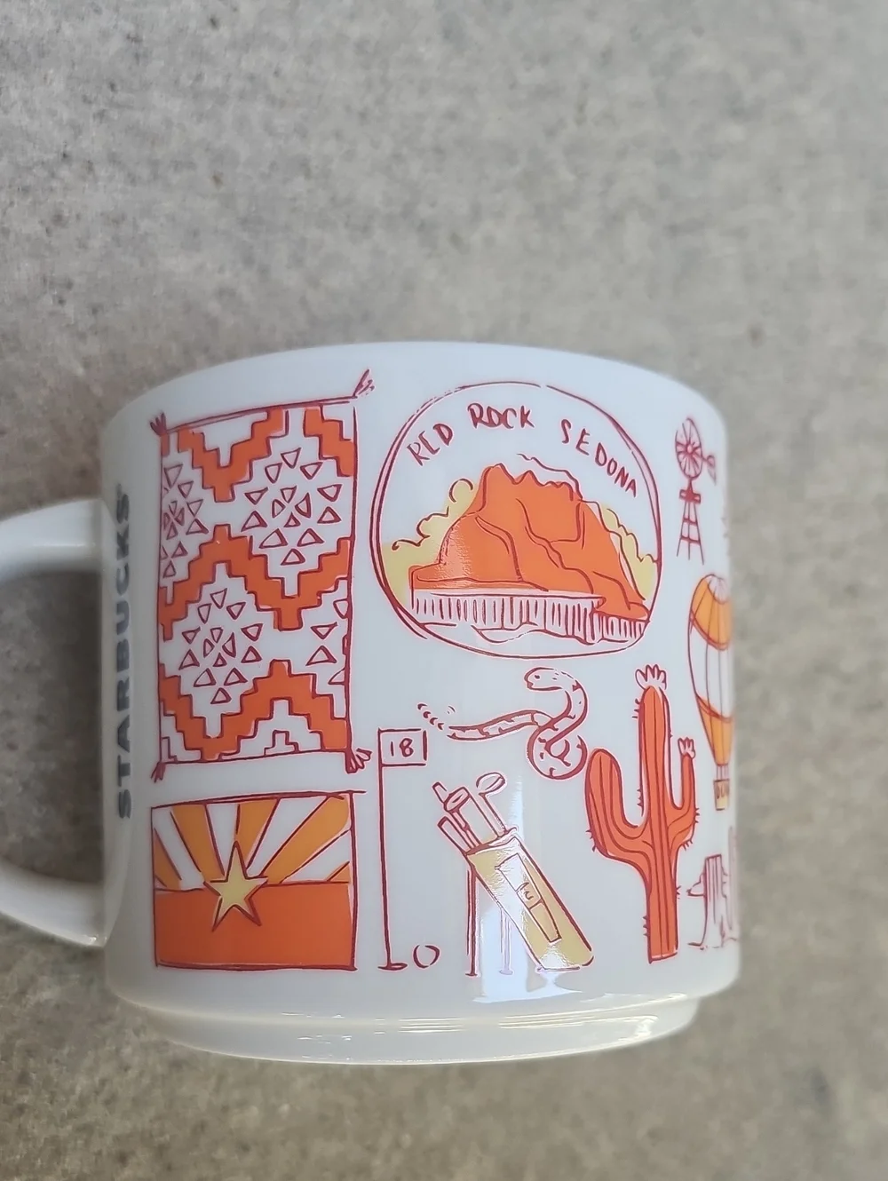 Starbucks Arizona Been There Series Coffee Mug 2019 State Collectible Cup 14 oz